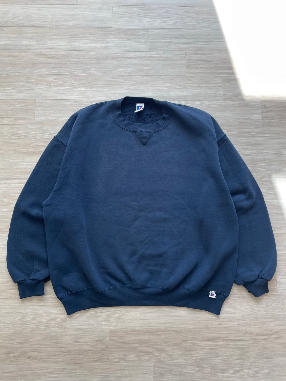 90s russell athletic sweat 러셀스웻 네이비 상품이미지1