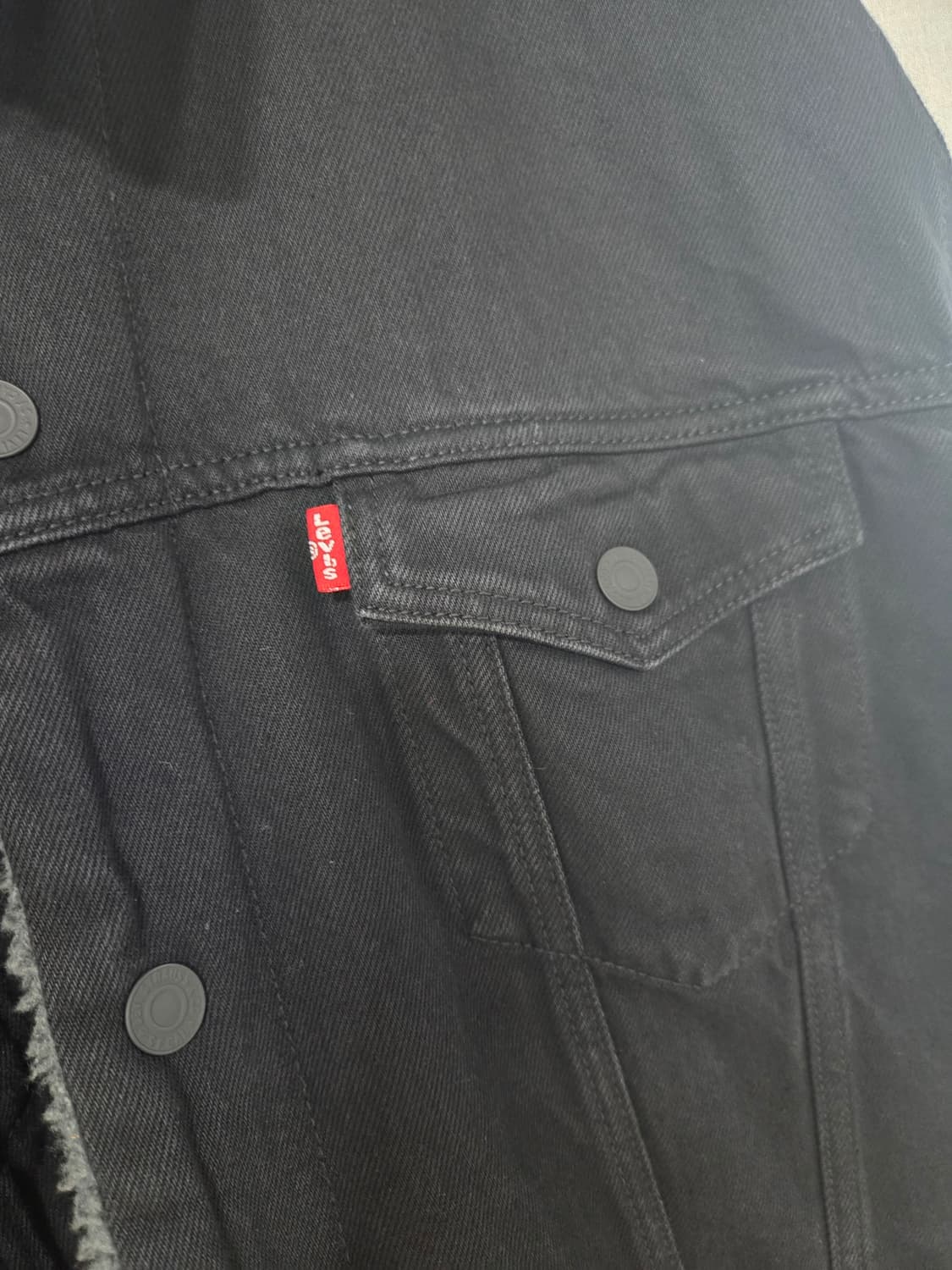 리바이스 흑청자켓 상품이미지2