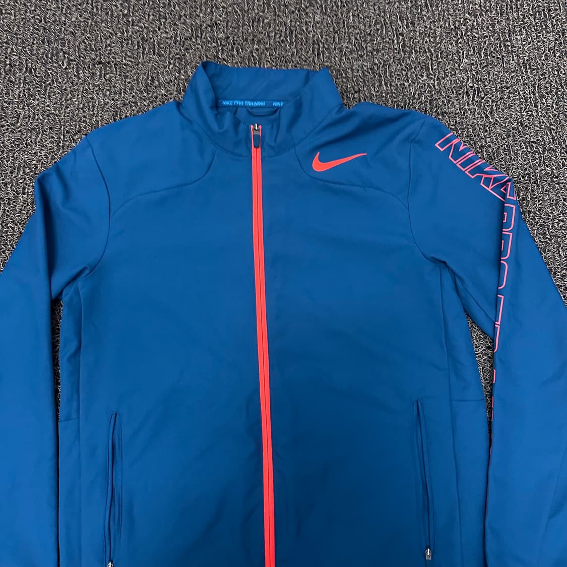 NIKE 나이키 드라이핏 운동복 져지 집업 자켓 블루 M 상품이미지3