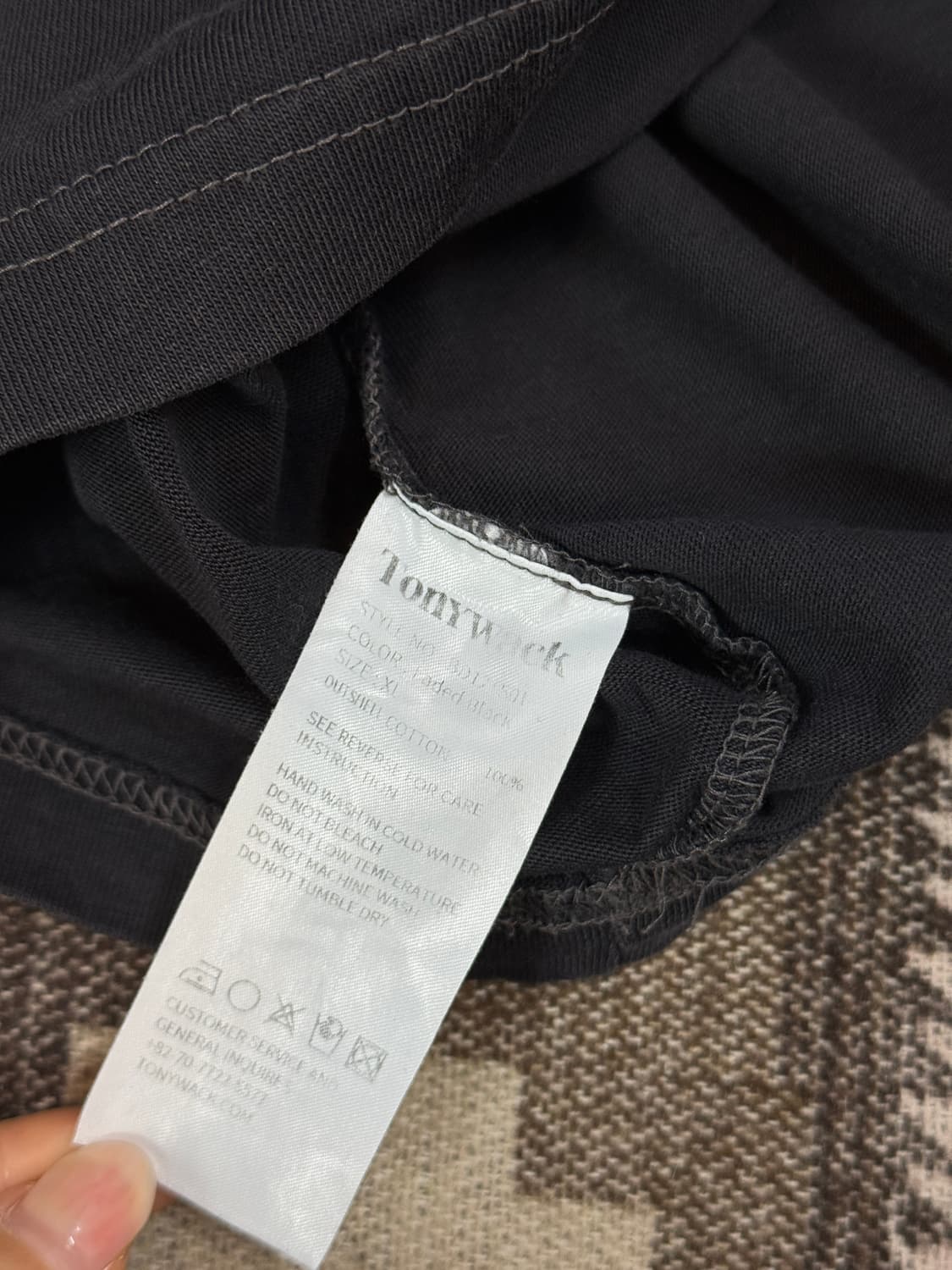 토니웩 가먼트다잉 티셔츠 상품이미지6