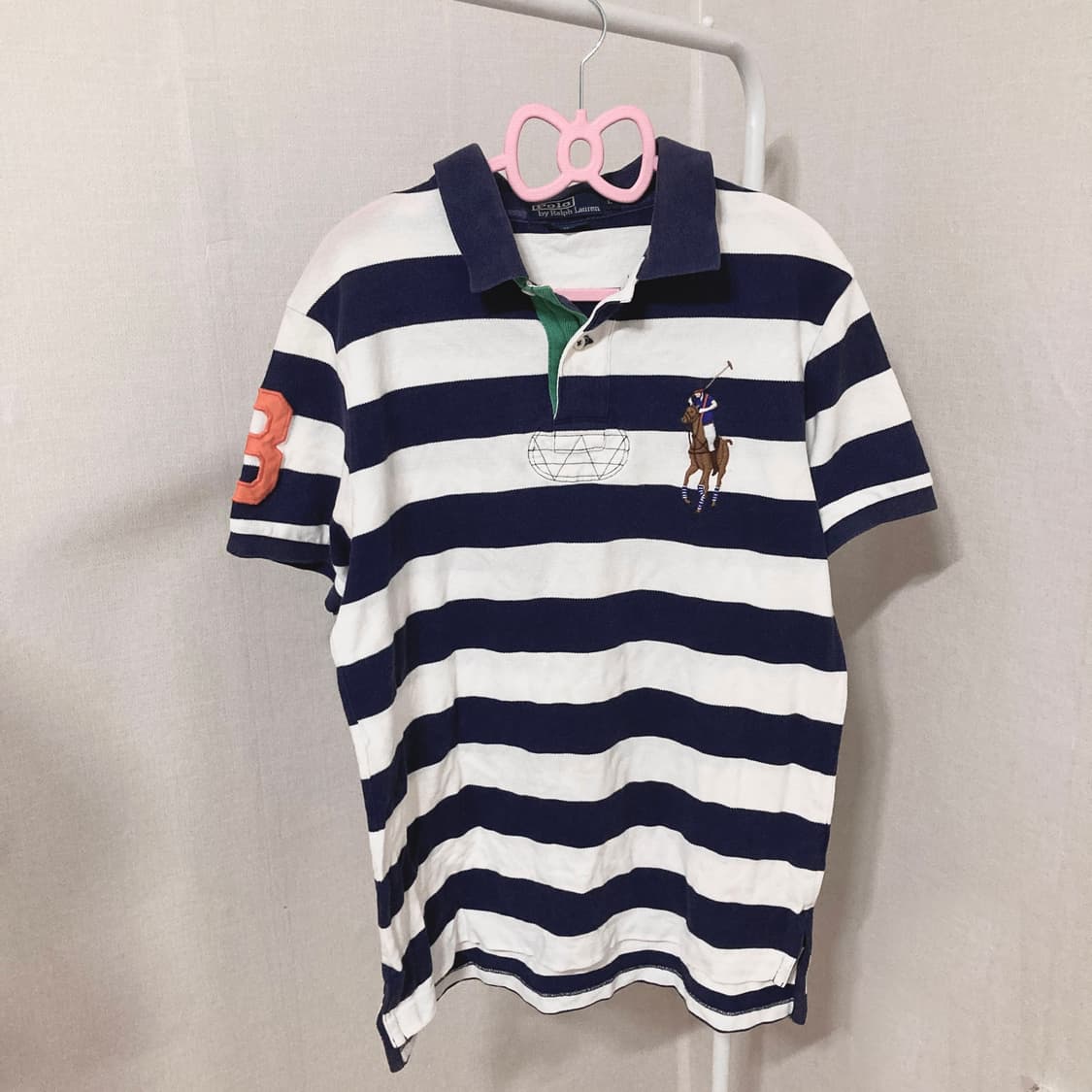 폴로 빅포니 스트라이프 카라티 L 상품이미지1