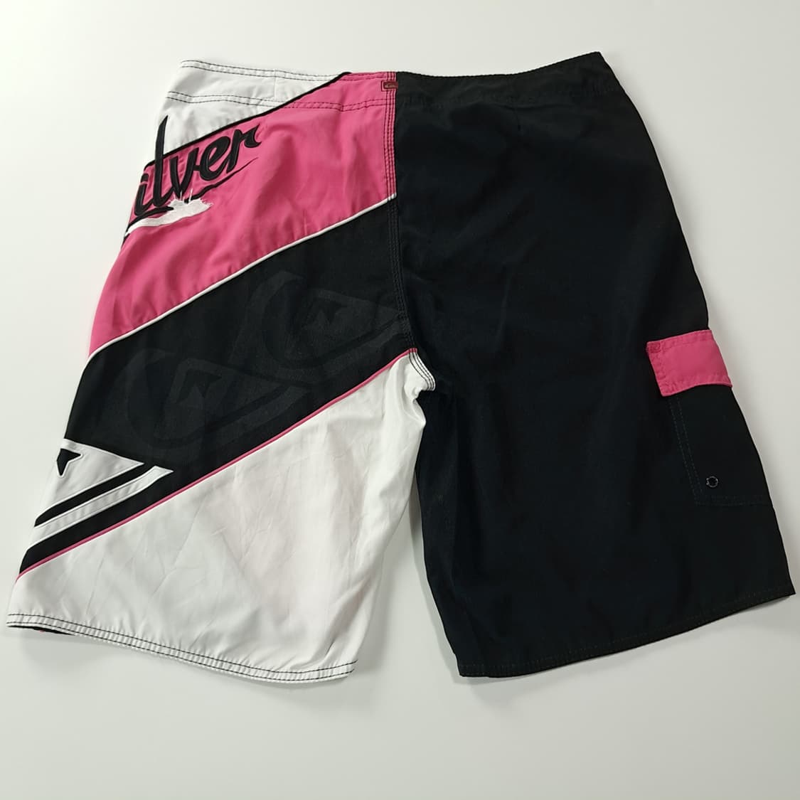 CK902 36 퀵실버 00s 블랙핑크 보드숏 스윔팬츠 반바지 상품이미지6