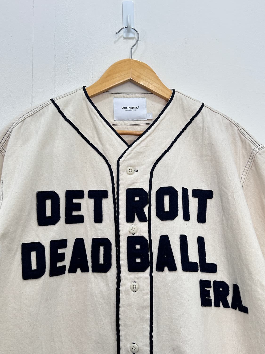아웃스탠딩 베이스볼 반팔 셔츠 디트로이트 데드볼 에라 상품이미지2