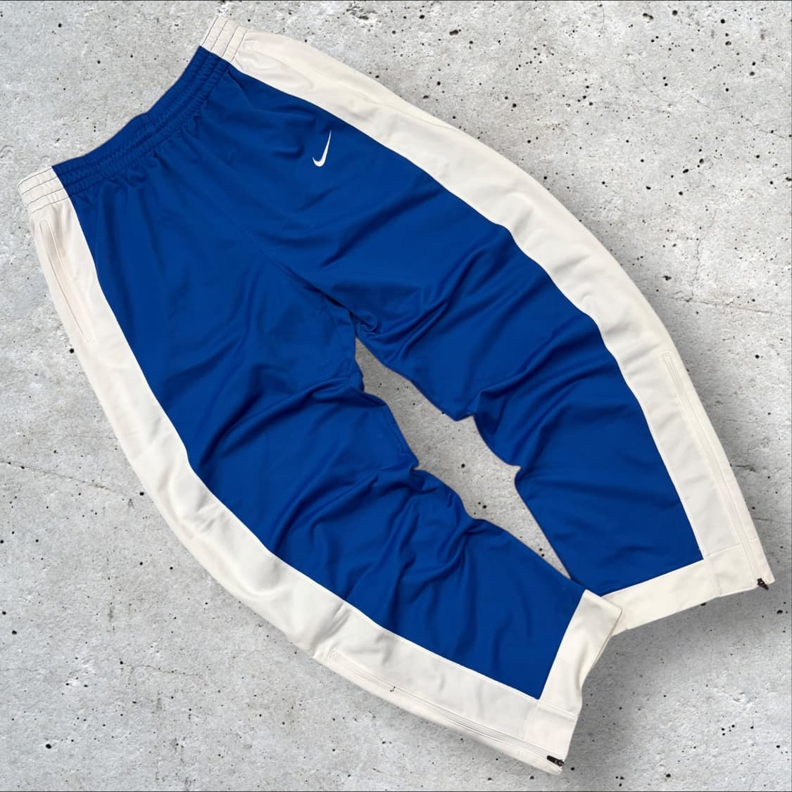 [L] 10s 나이키 와이드 파란색 트랙 팬츠 바지 B359 상품이미지1