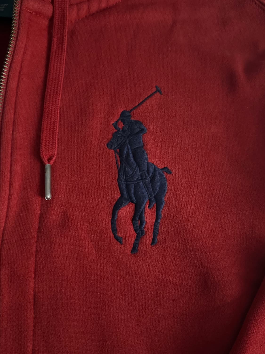 폴로 랄프로렌 빅포니 체크 후드집업 상품이미지5