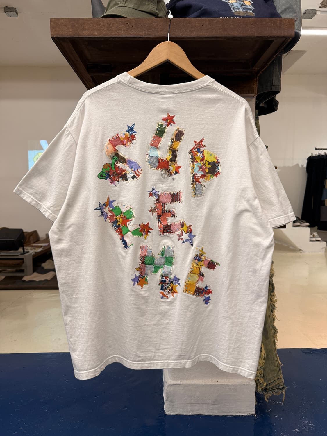 Supreme 슈프림 패치 워크 프린팅 반팔티 상품이미지4