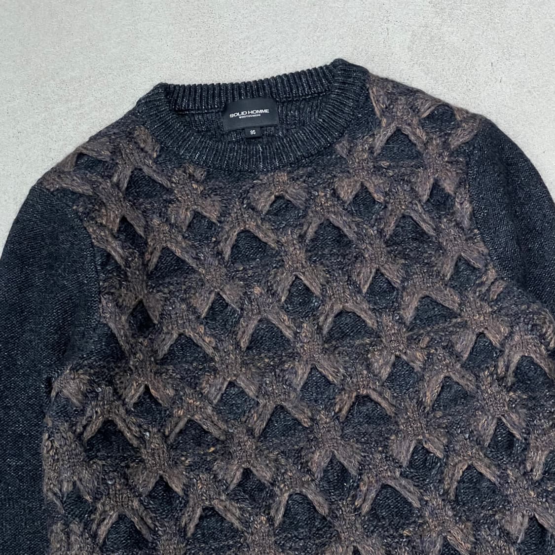 솔리드옴므 알파카 니트 s10405 상품이미지3