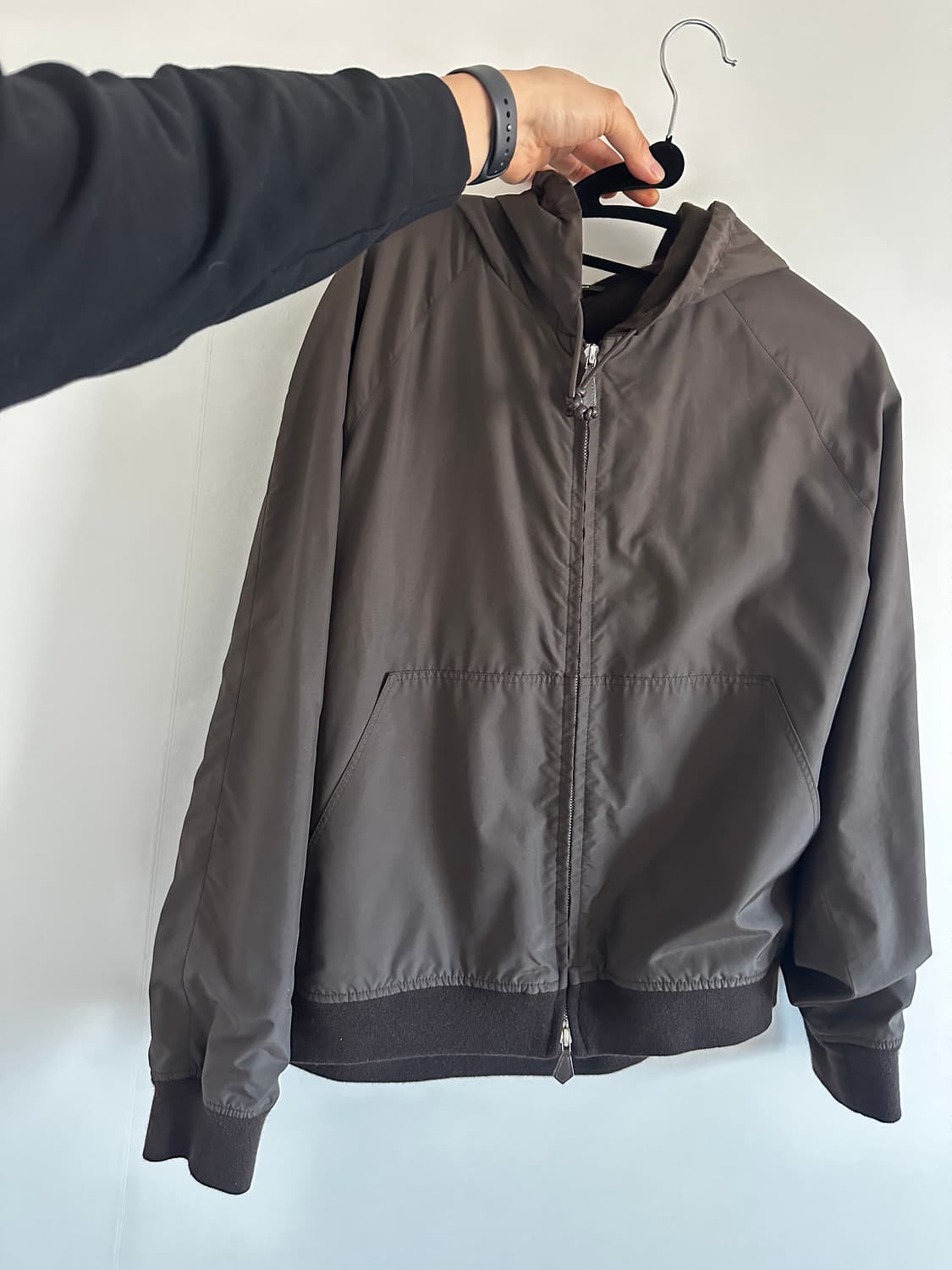 Hermes 캐시미어 라이닝 후드 집업 자켓 52 상품이미지1