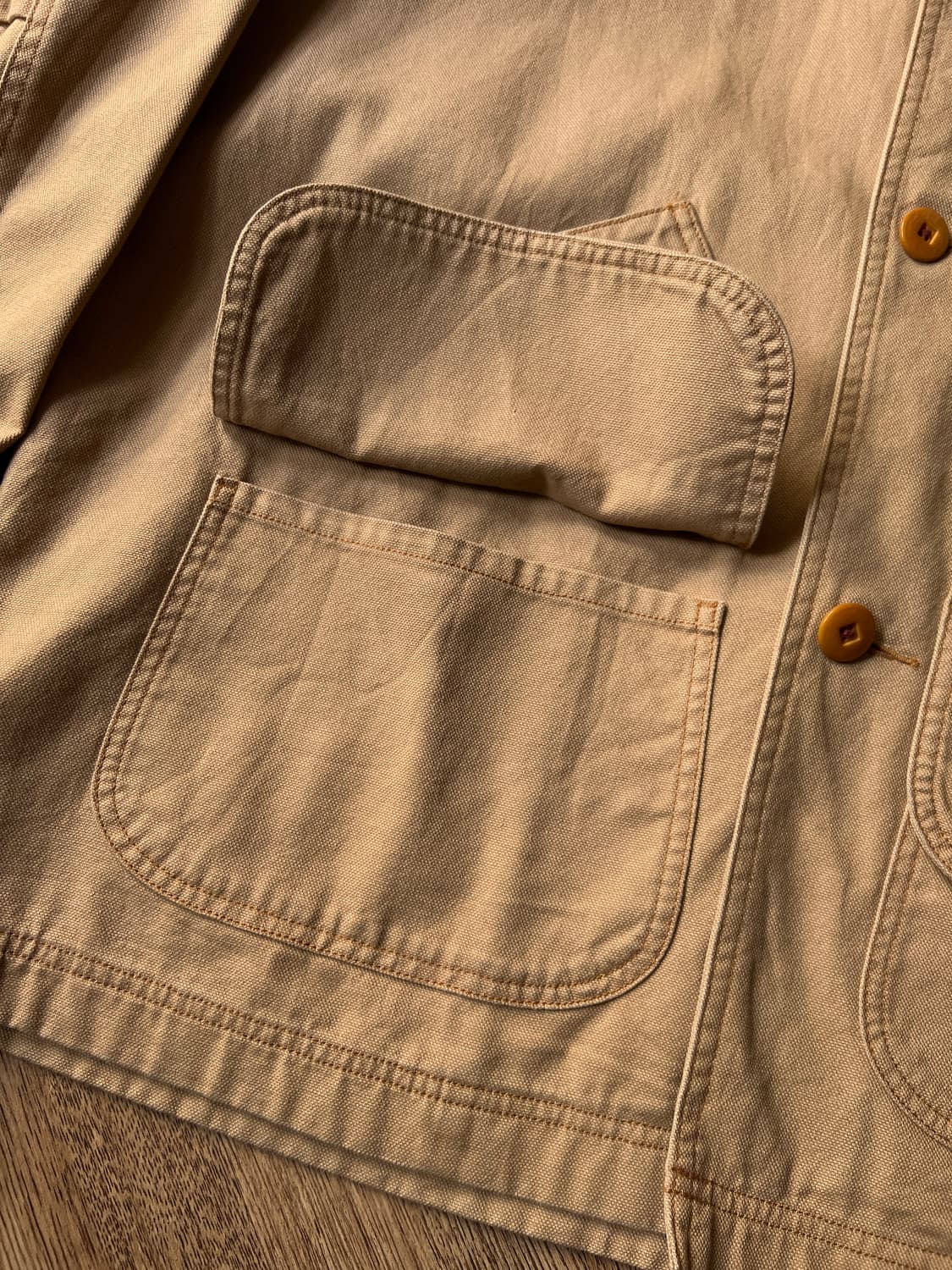 [2XL]엘엘빈 USA 빅사이즈 브라운 캔버스 헌팅 자켓 상품이미지4