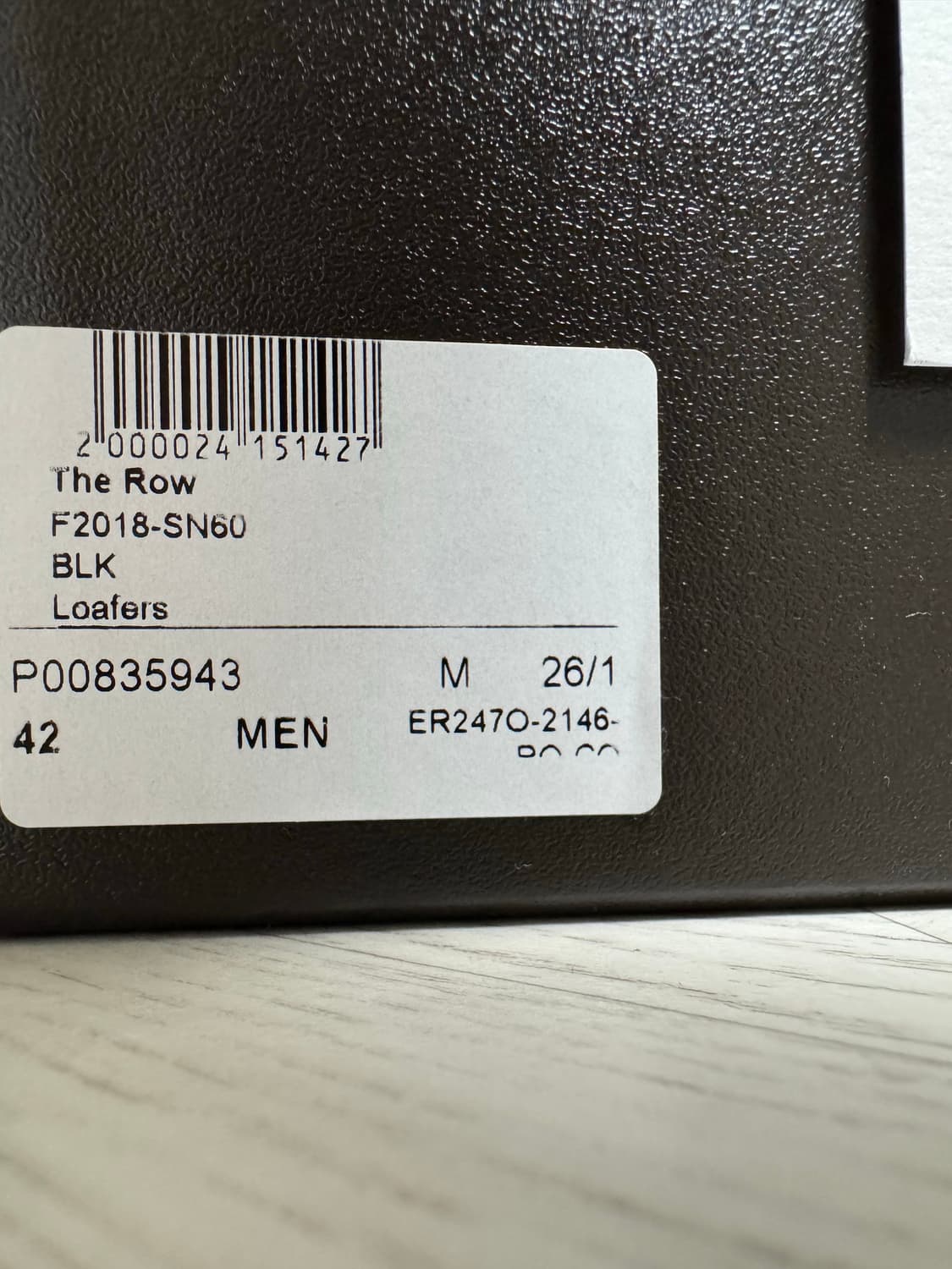 [42] the row 더로우 소프트 로퍼 블랙 상품이미지7