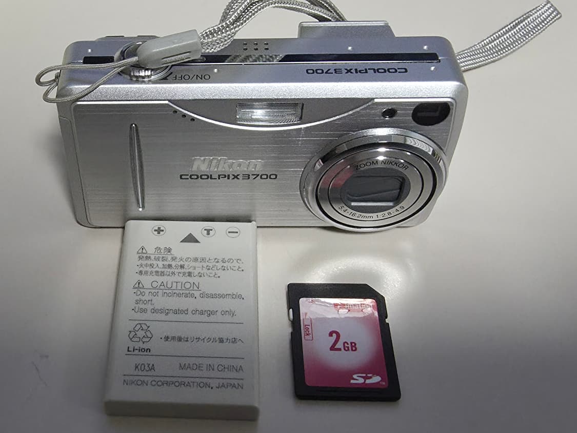니콘 쿨픽스 3700 빈티지 디지털카메라 상품이미지8