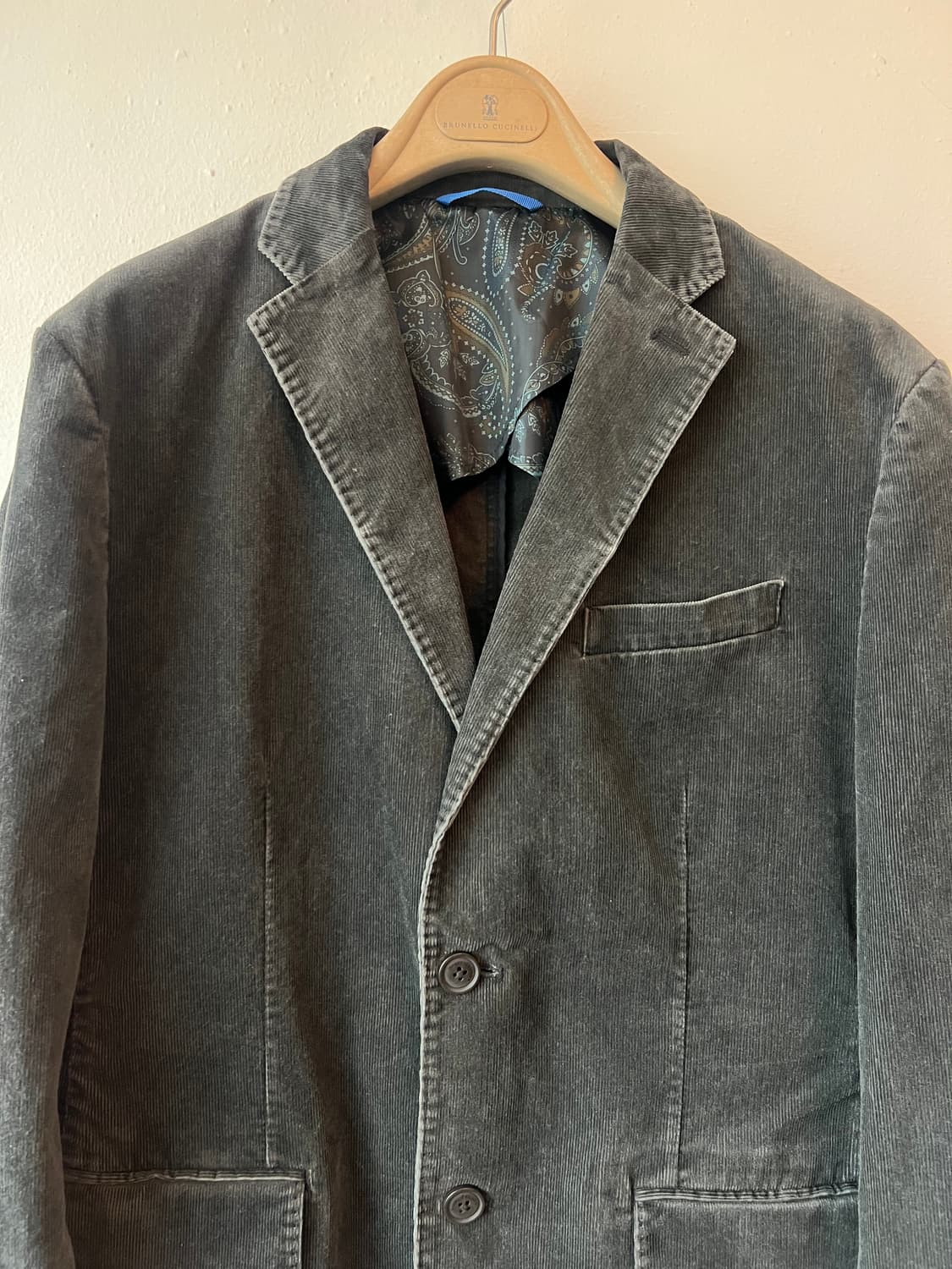 헨리코튼 남성 카키 코듀로이자켓  상품이미지2