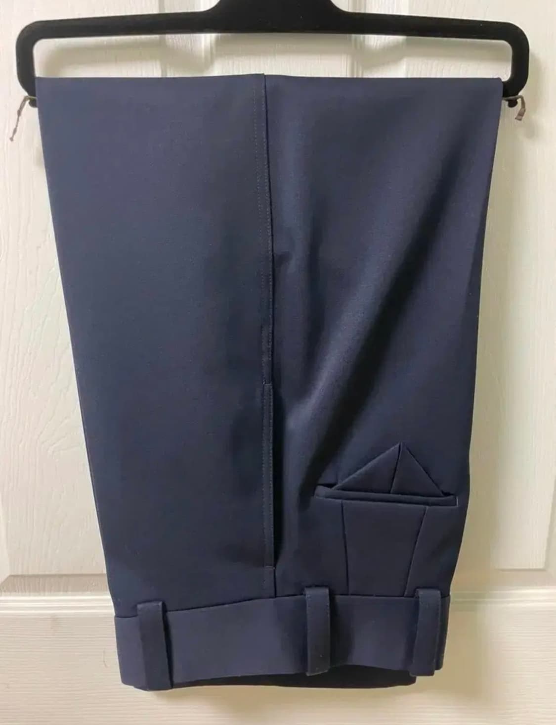 [미개봉 새상품] 보테가베네타 사토리얼 울 와이드 팬츠 네이비 38 상품이미지3