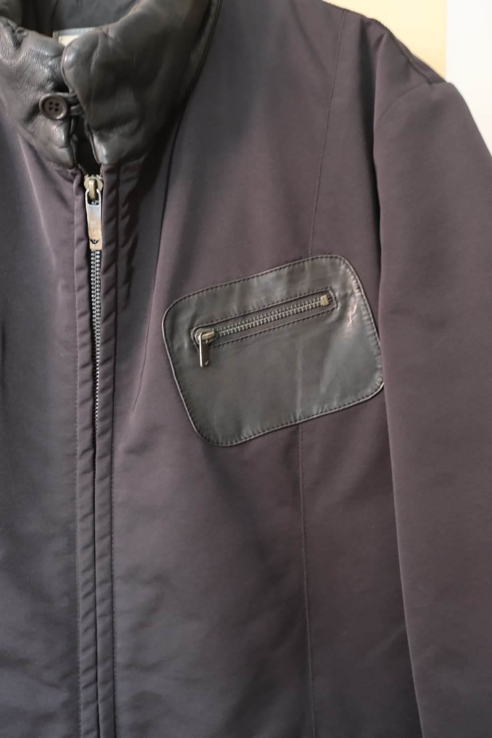  ARMANI Leather Patch Padded Jacket 상품이미지4