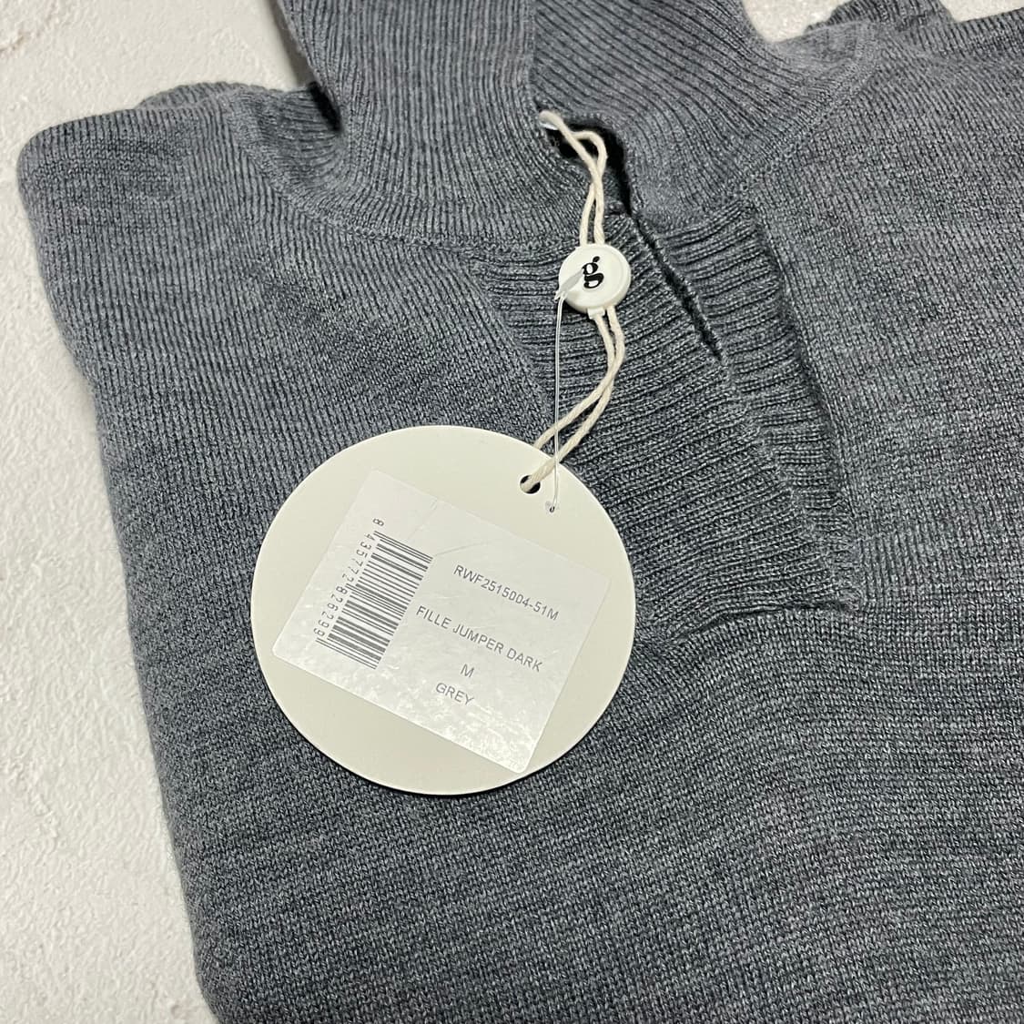 [M] 기마구아스 Fille 점퍼 니트 / 다크그레이 상품이미지7