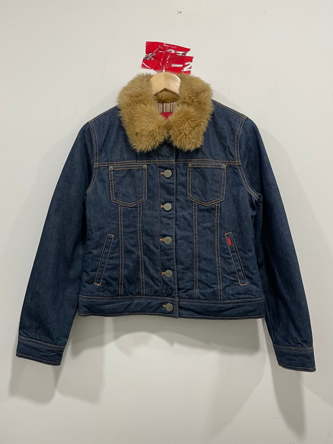 퍼 트리밍 데님 트러커 자켓 상품이미지2