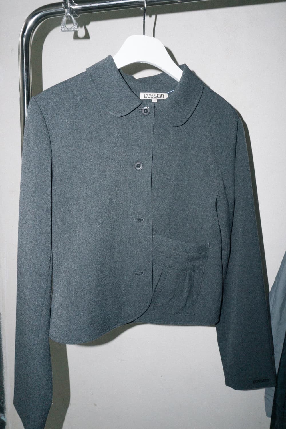 (새상품) Coyseio 코이세이오 리본 재킷 그레이 상품이미지1