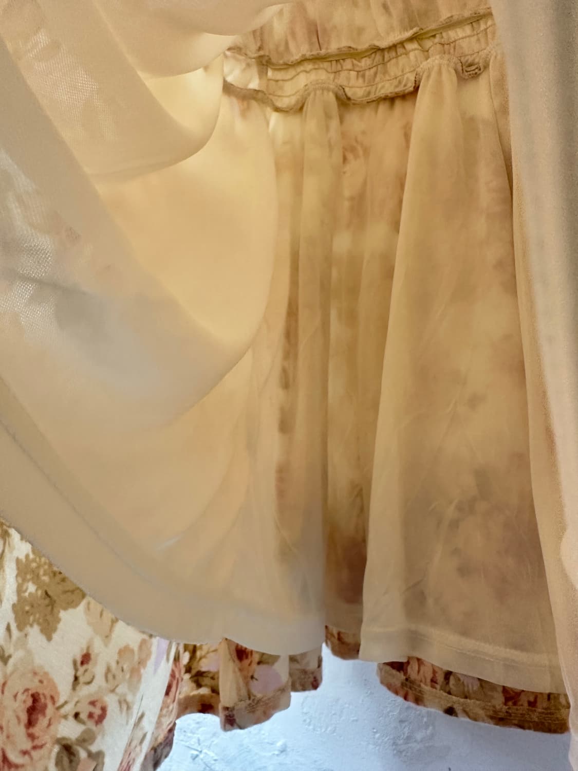 택있는 새상품 Liz Lisa 리즈리사 플라워 프릴 둥근 카라 원피스 상품이미지6