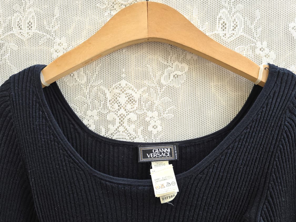 지아니 베르사체 실크 골지 니트 (made in italy) 상품이미지6