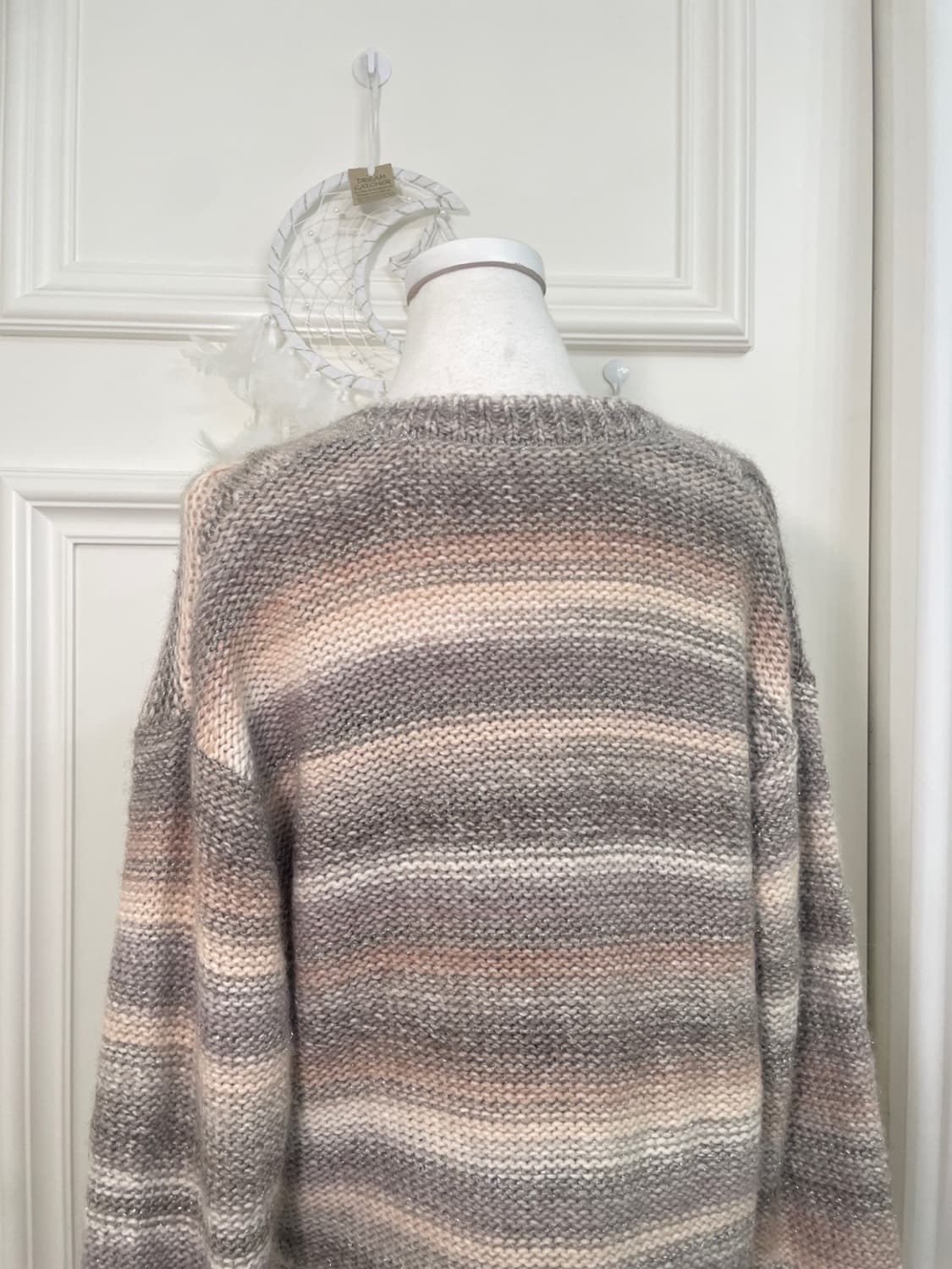 mute stripe glitter grandma cardigan 상품이미지6