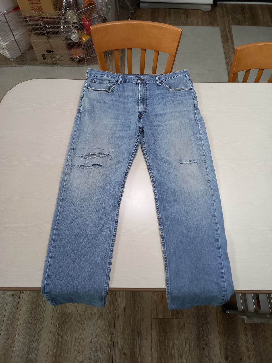 38 리바이스505 콜롬비아 워싱 스판 일자진 38-156 상품이미지1