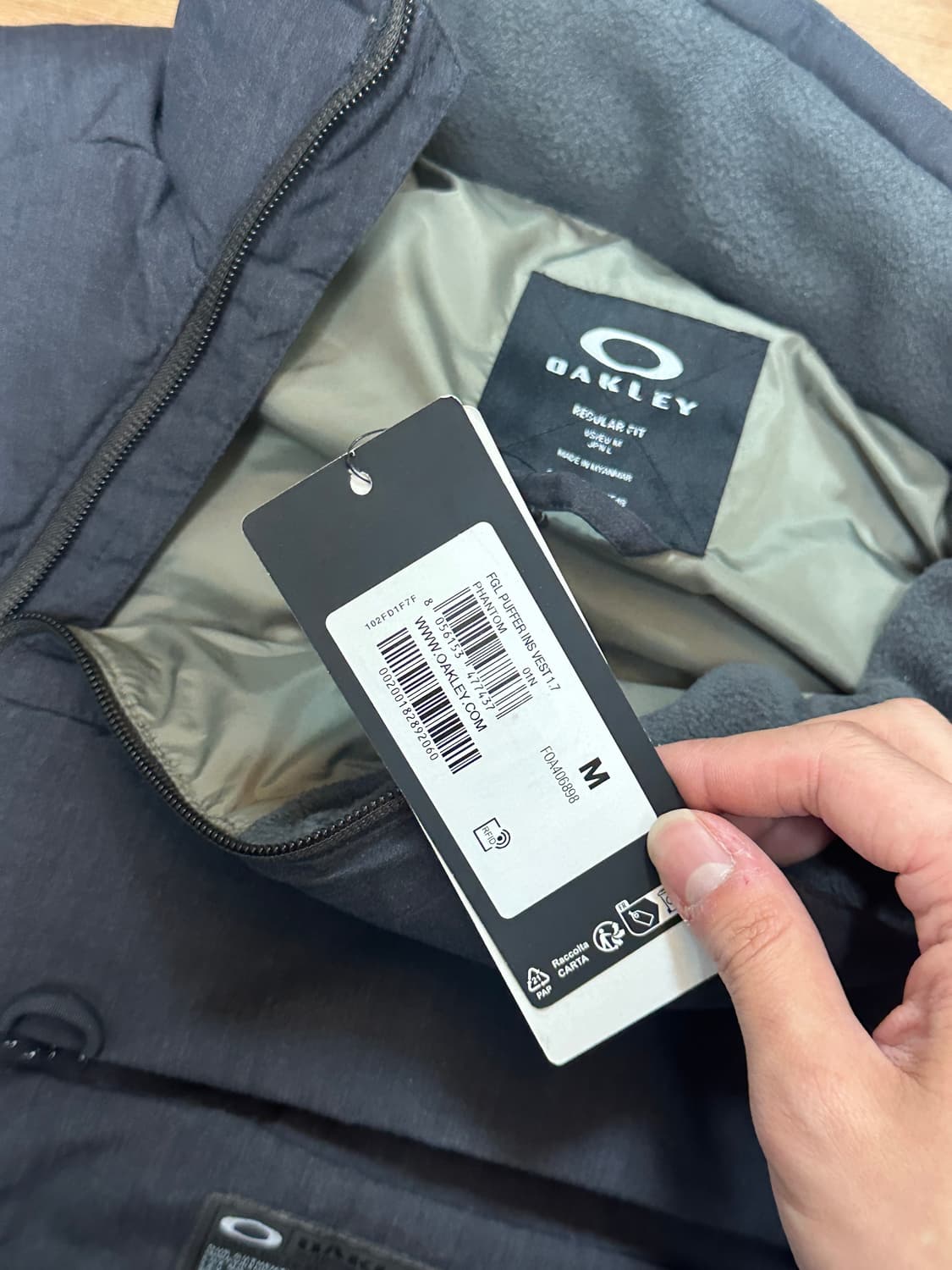 정가 26 오클리 푸퍼 패딩 베스트 M 최저가 새상품 상품이미지5