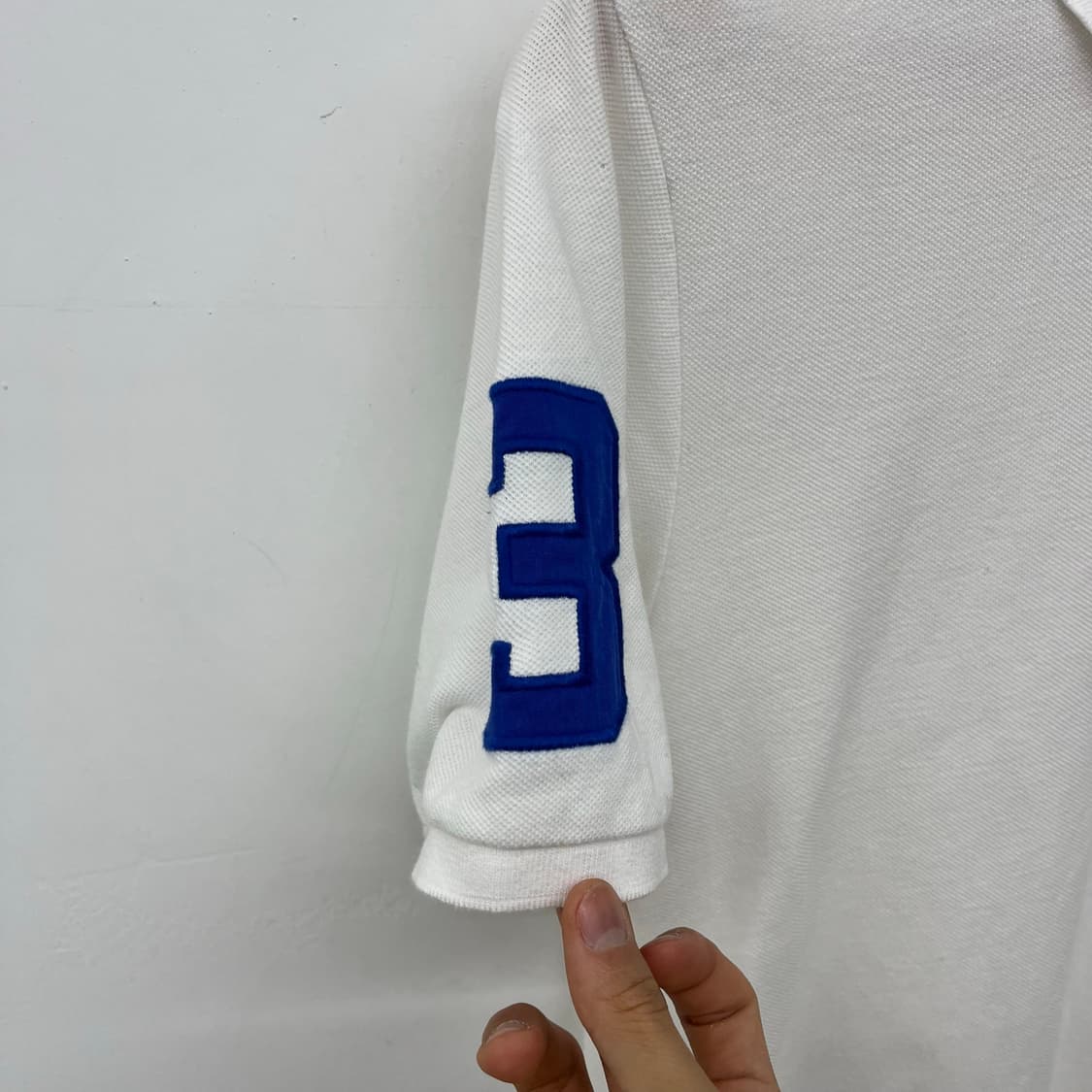 폴로 랄프로렌 빅포니 반팔 카라티 화이트 여성L 상품이미지3