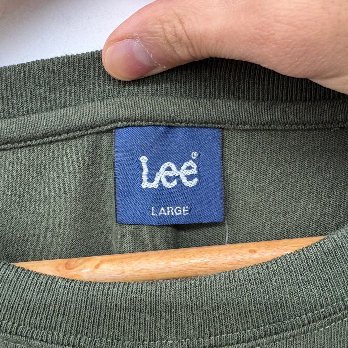 Lee 리 빈티지 반팔 티셔츠 카키 남성XL 상품이미지4