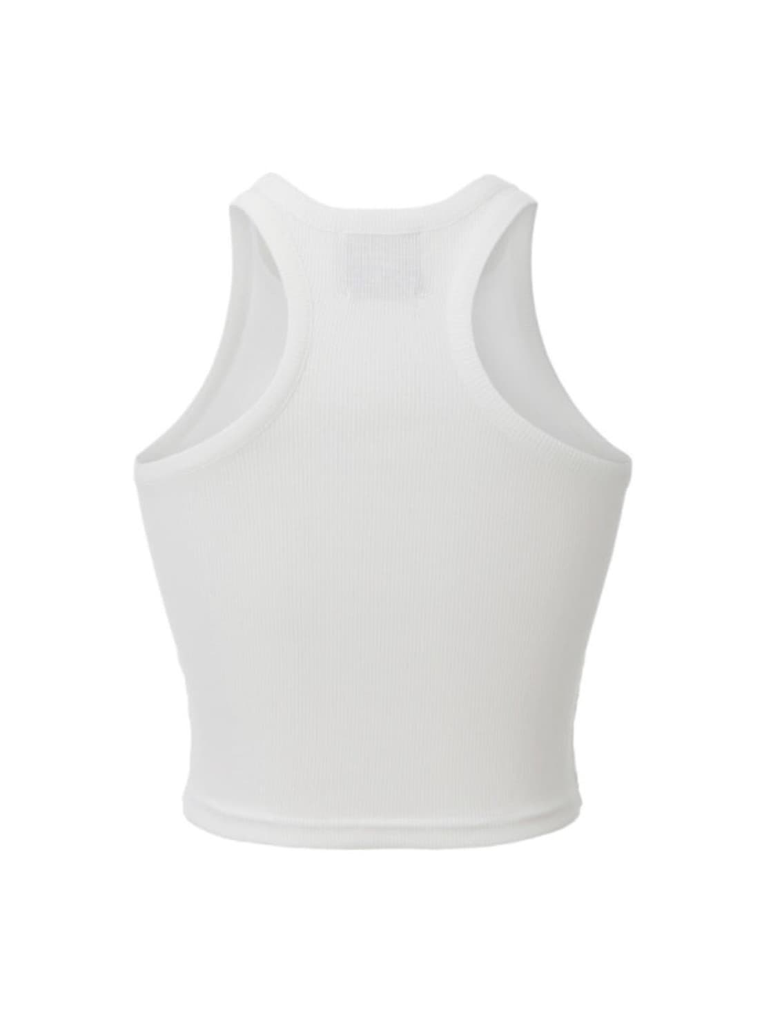 쓰리타임즈 쥬얼 탱크탑 크롭 아이보리 쓰탐 상품이미지2