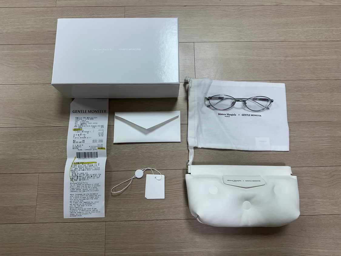 (새상품) 젠틀몬스터 마르지엘라 MM216 실버 클리어 상품이미지2