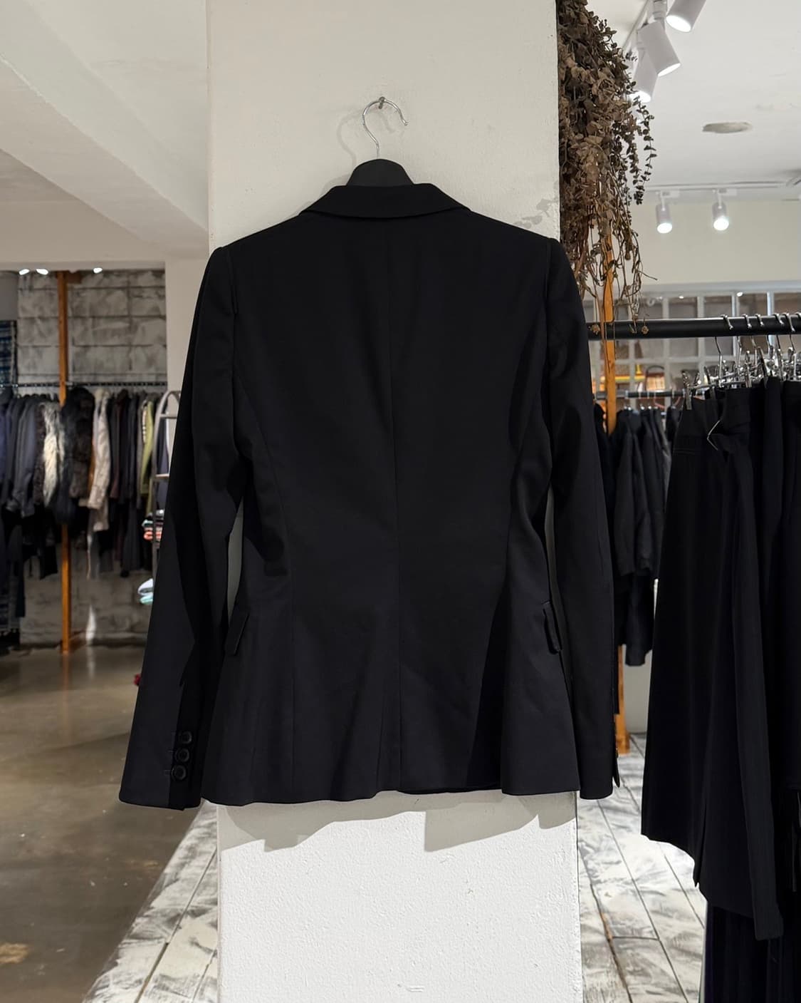 구찌 블랙 싱글 브레스티드 울 블랜드 블레이저 상품이미지6