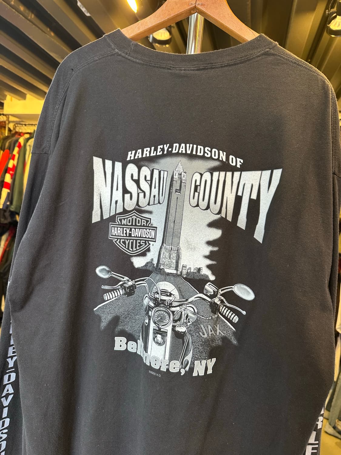 할리데이비슨 프린팅 롱슬리브 티셔츠 상품이미지8