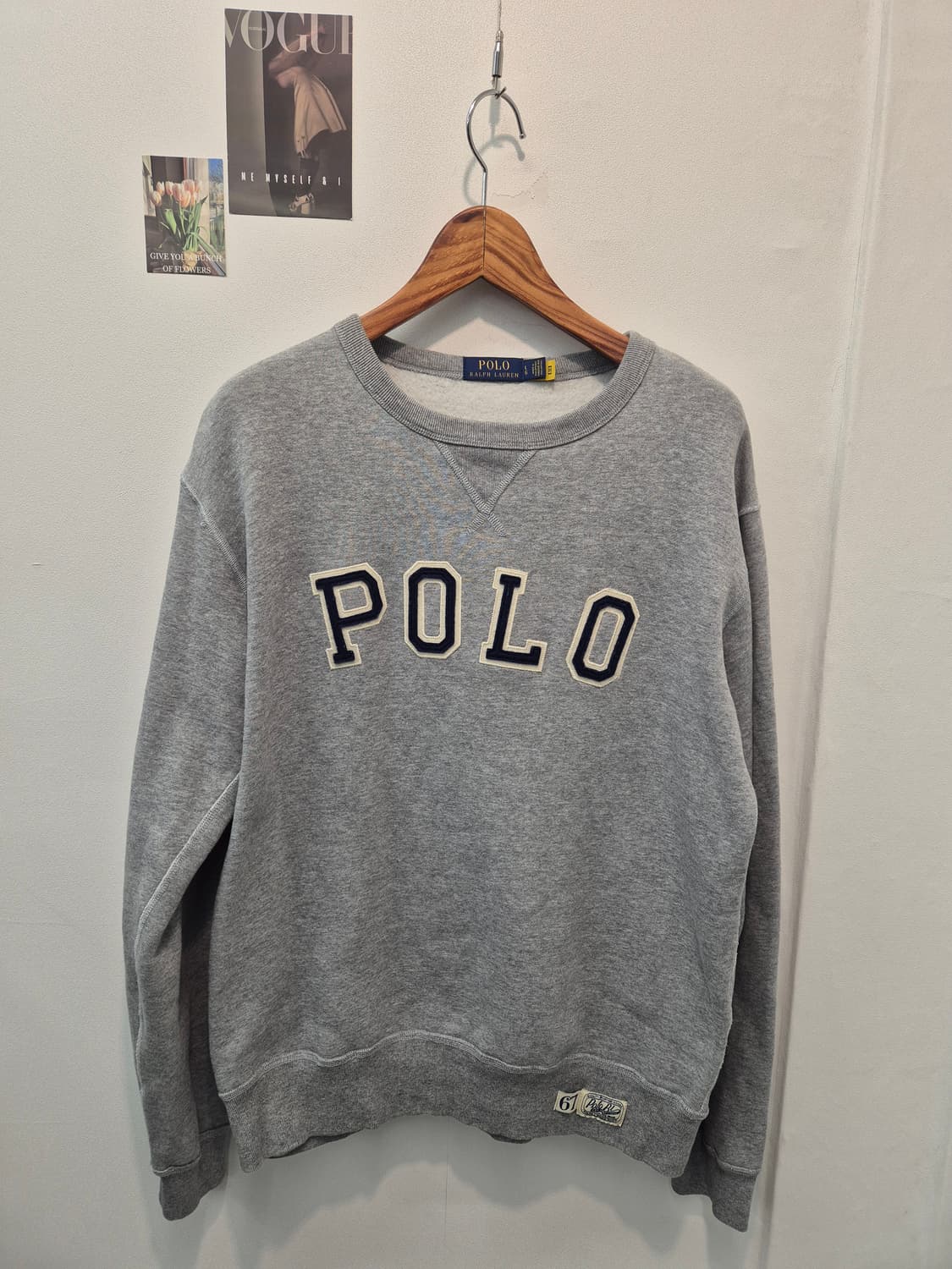 폴로 랄프로렌 맨투맨  회색   L
 상품이미지1