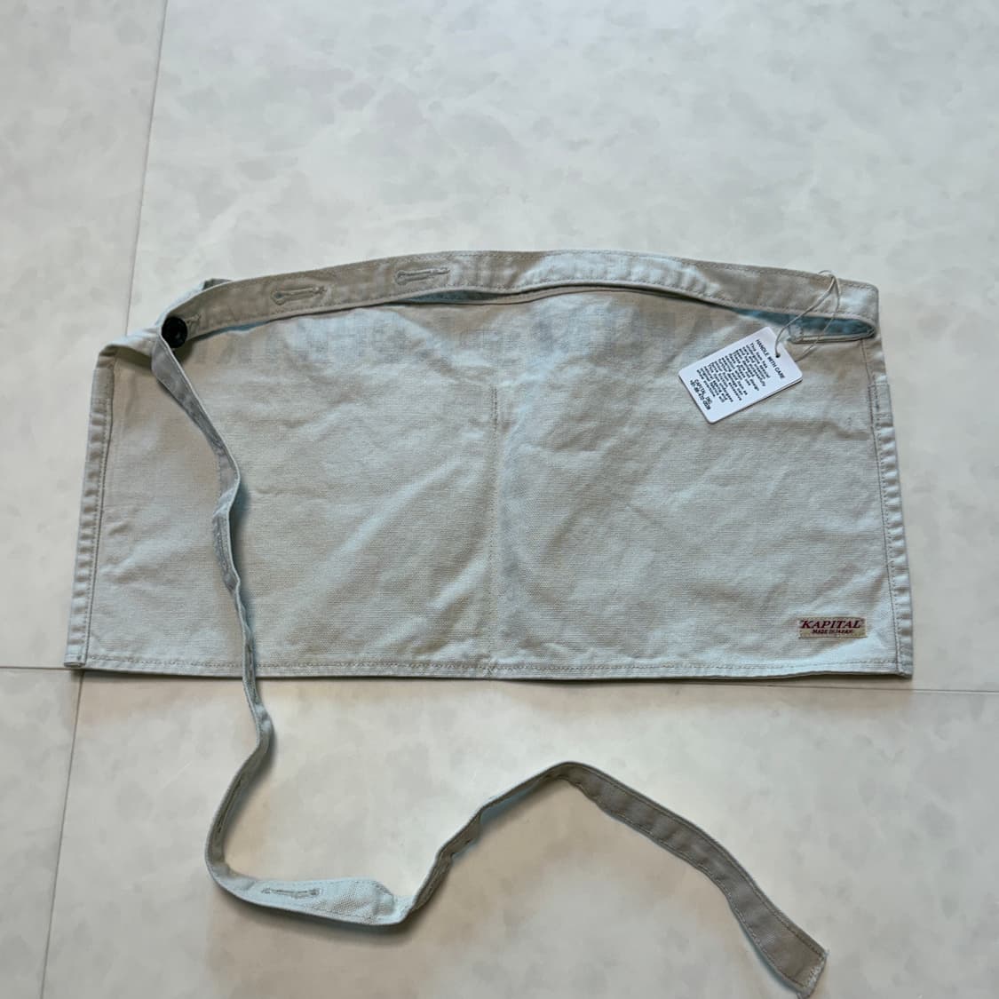 캐피탈 캔버스 숏 에이프런 캡사이즈 상품이미지2