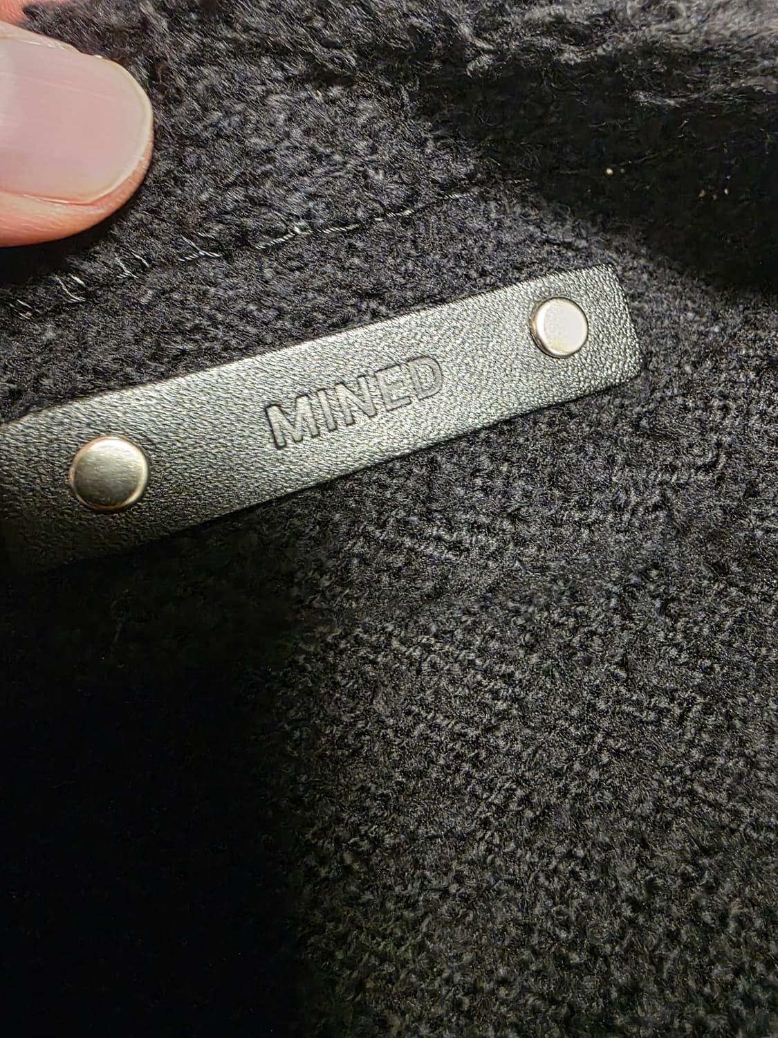 [2] 마인데님 쉐기 모헤어 니트 가디건 상품이미지5