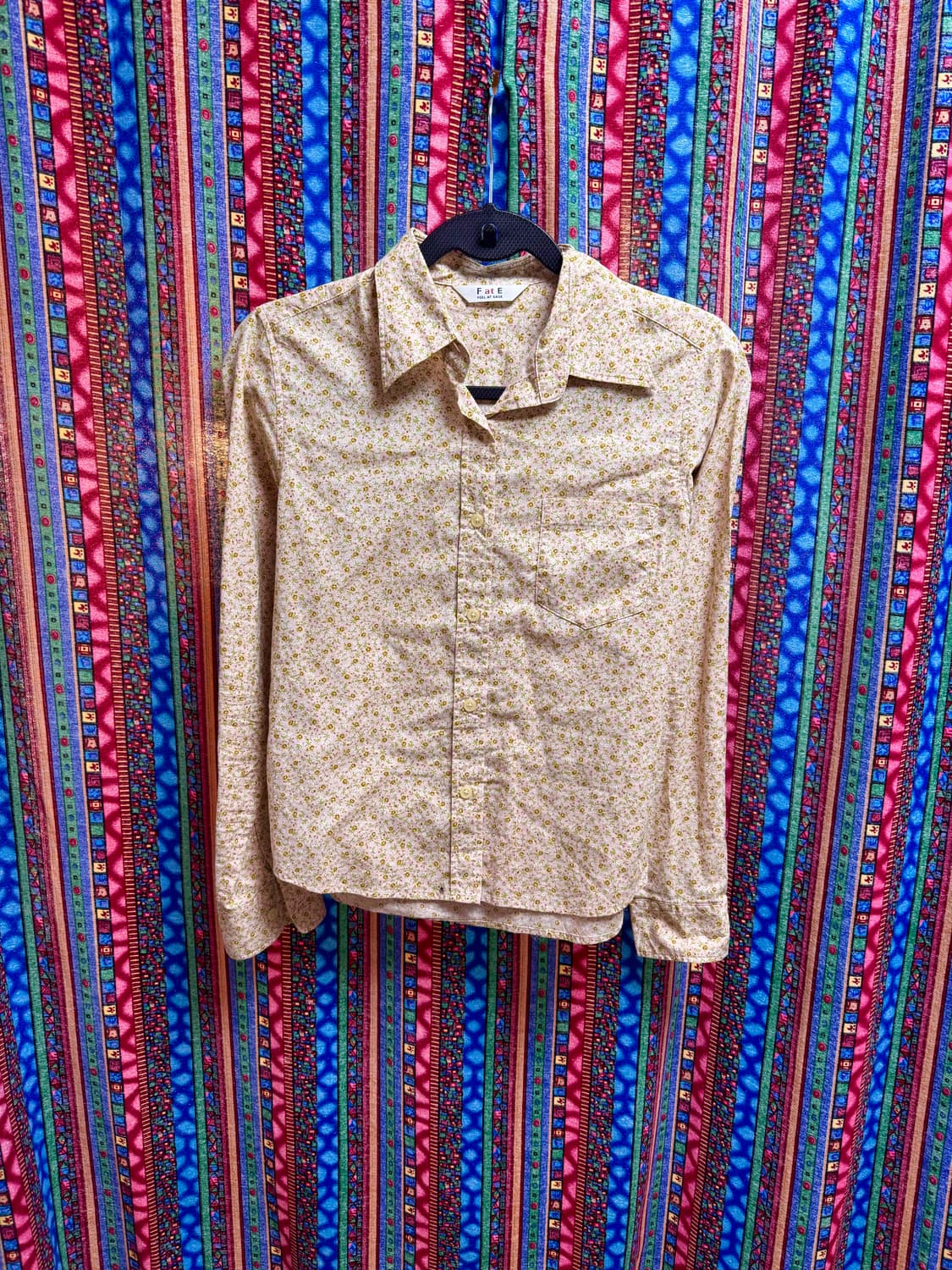 [빈티지] Fat E 잔꽃 셔츠 상품이미지1