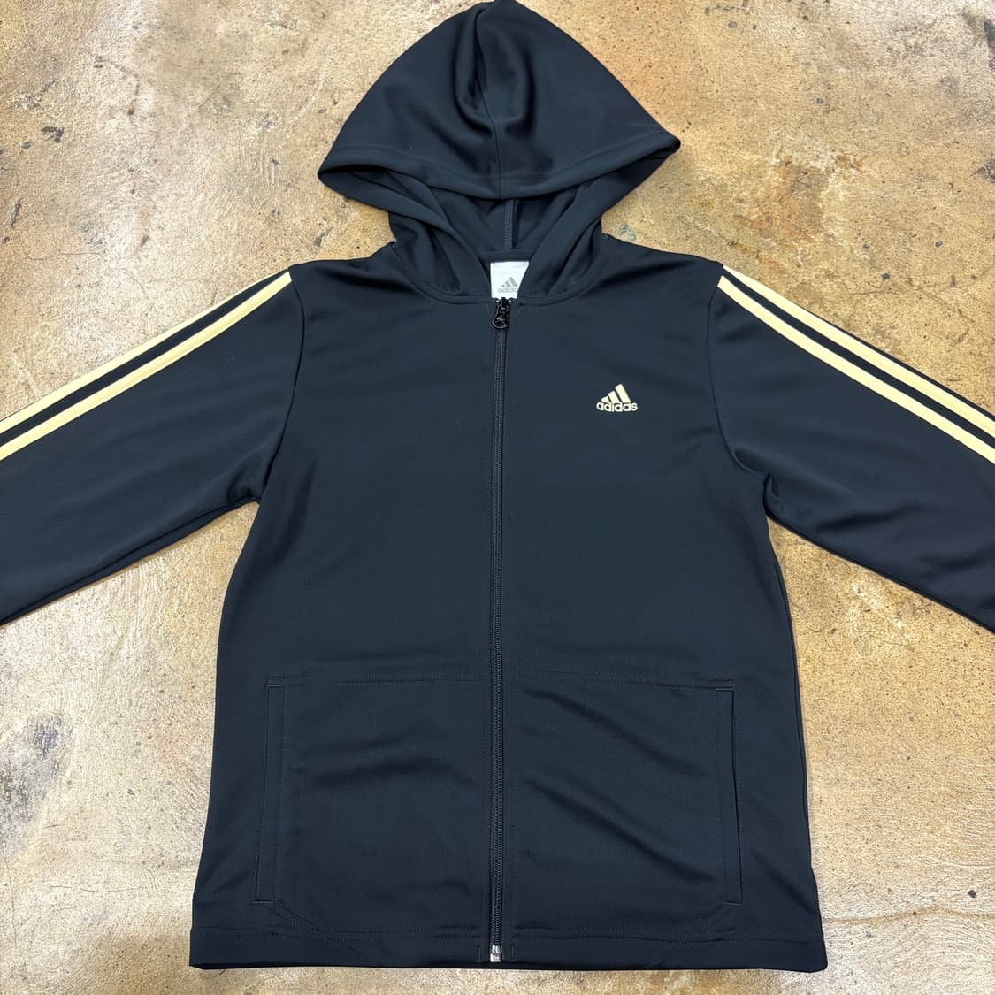 [정품/95] 아디다스 져지 후드 집업 블랙 b18 상품이미지3