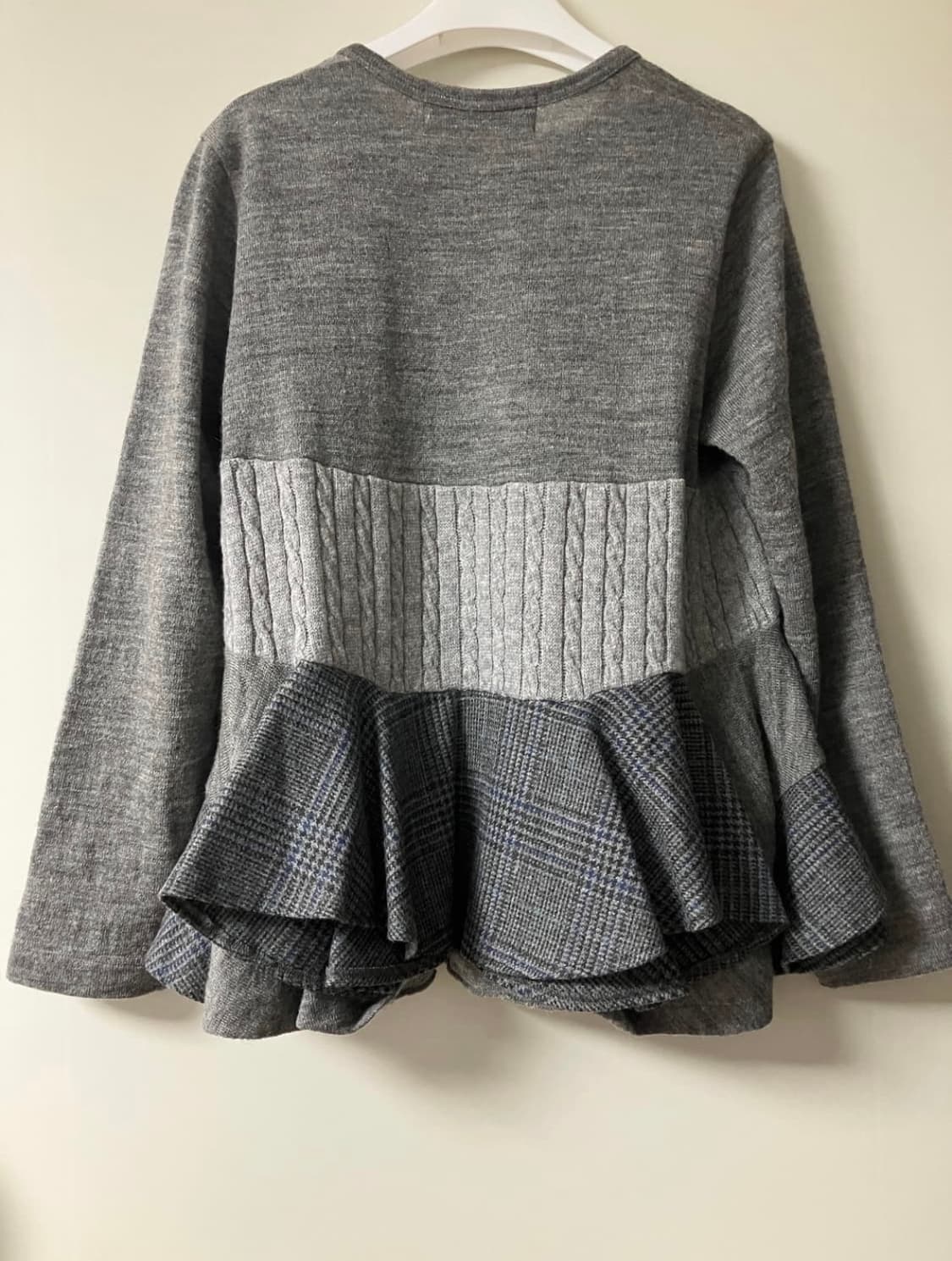 트리콧 꼼데가르송 러플 가디건 상품이미지2