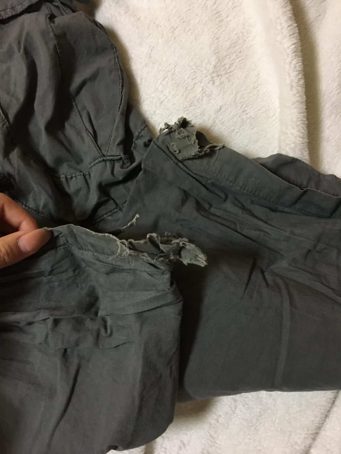 [2] 코이세이오 로우 엣지 포켓 팬츠 차콜 상품이미지4