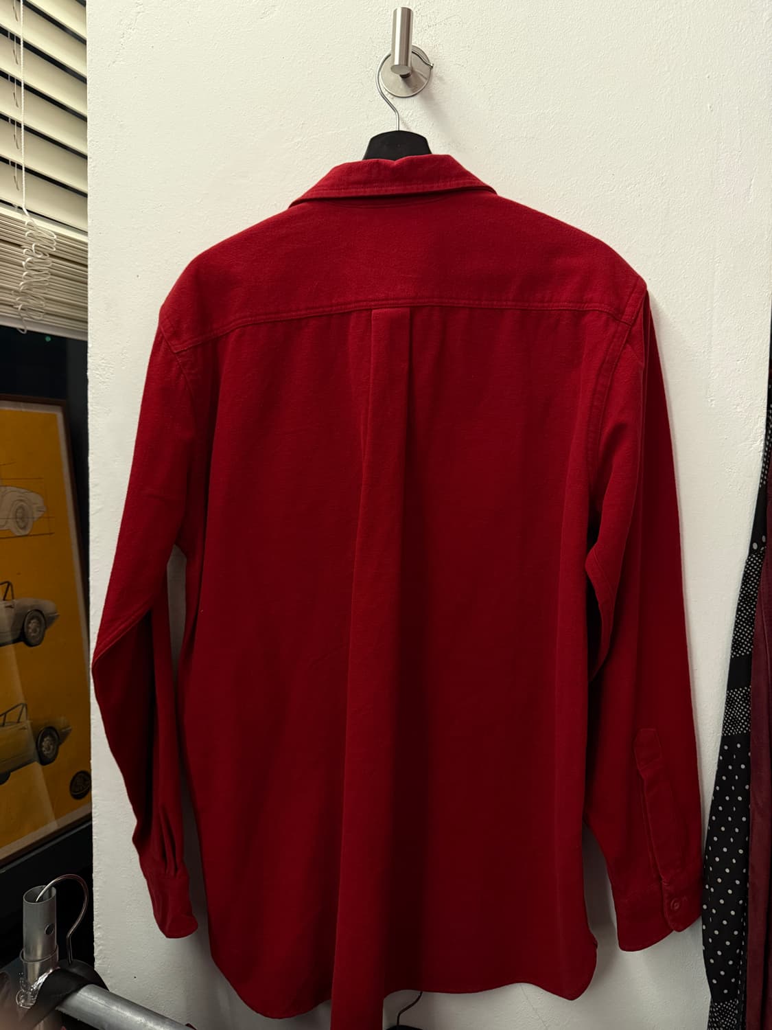 00년대 L.L.Bean 빈티지 버건디 레드 코튼셔츠  상품이미지3