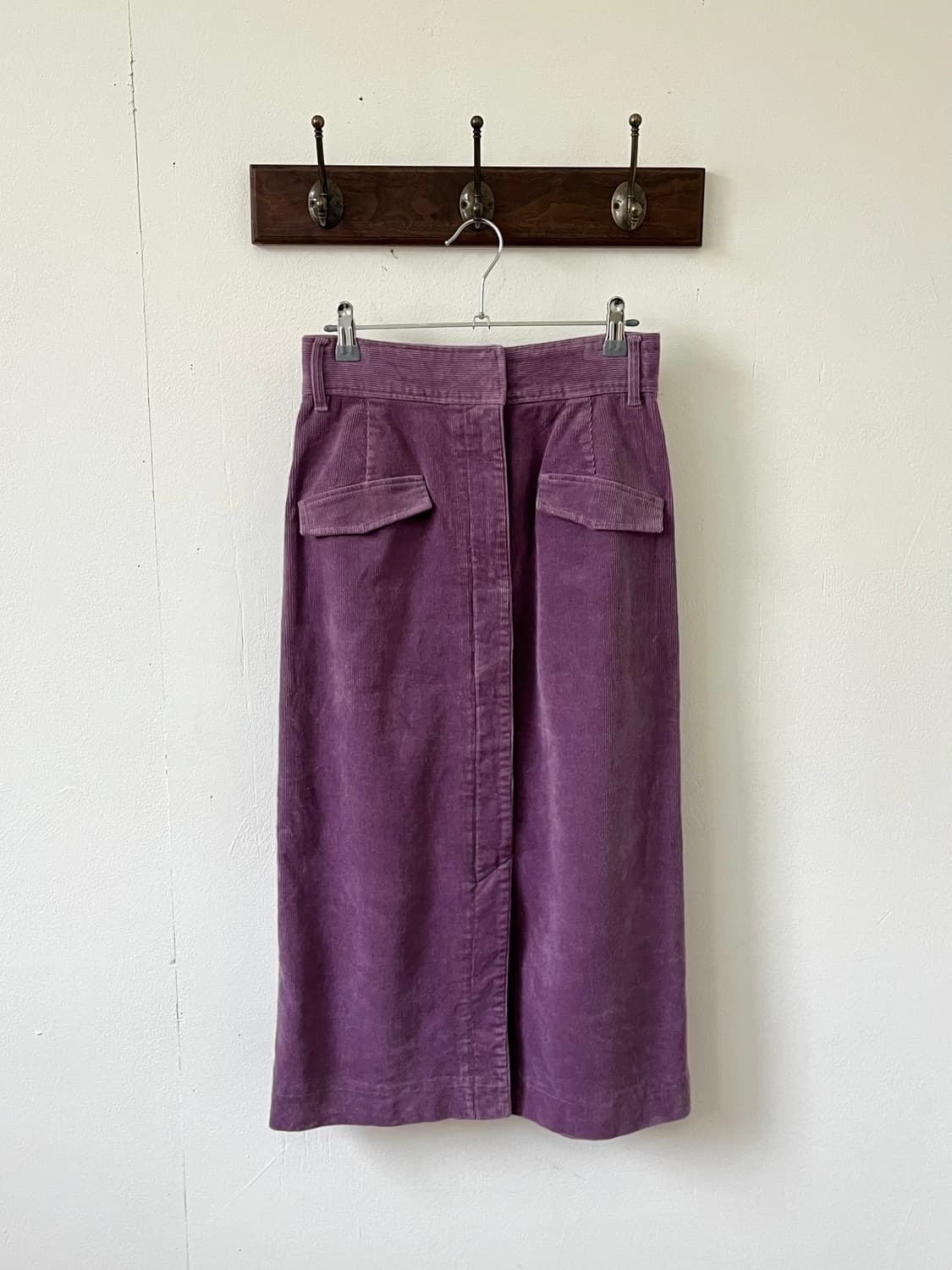 SIMPLICITE 라벤더 코듀로이 스커트 상품이미지1