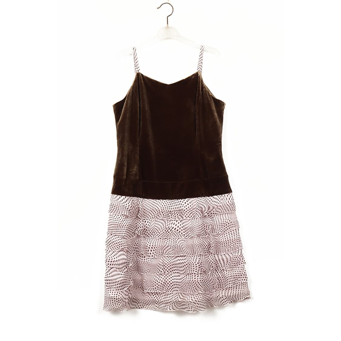 BOND POINT 벨벳원피스(M)  도트원피스 슬립원피스 90'sY2K 상품이미지1