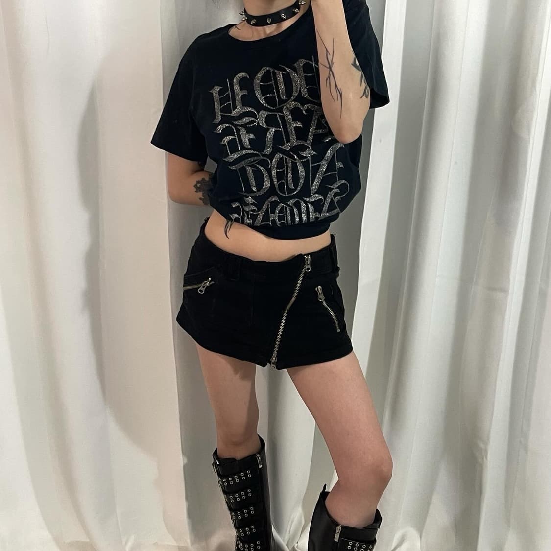 glitter lettering t-shirt 상품이미지2