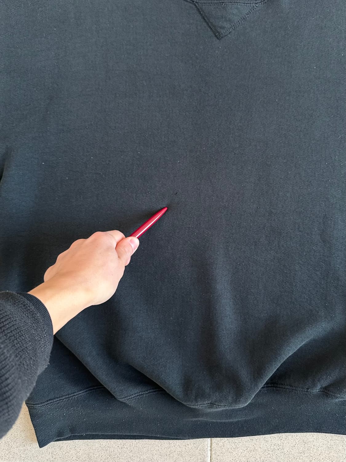 90s 빈티지 러셀 스웻셔츠 블랙 XL USA 상품이미지6