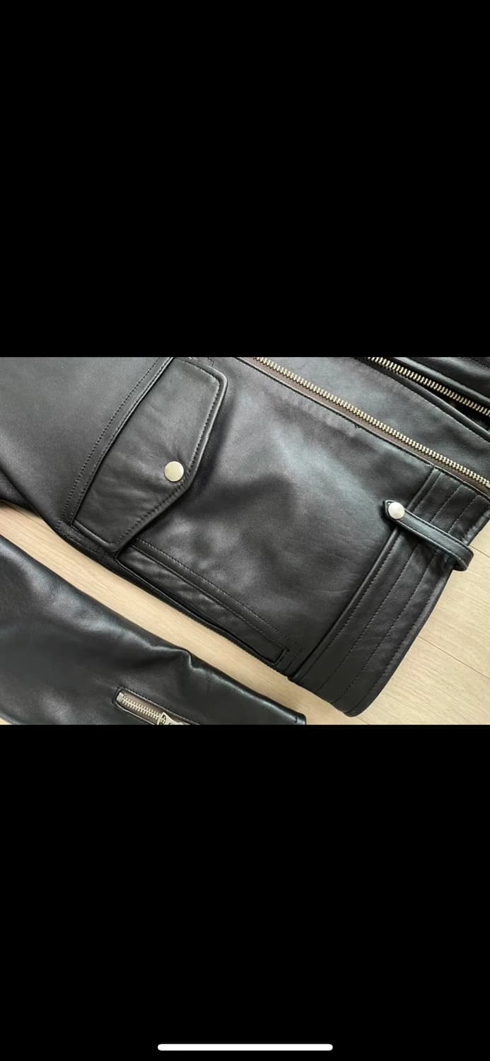 네이버후드 레더자켓 M 상품이미지3