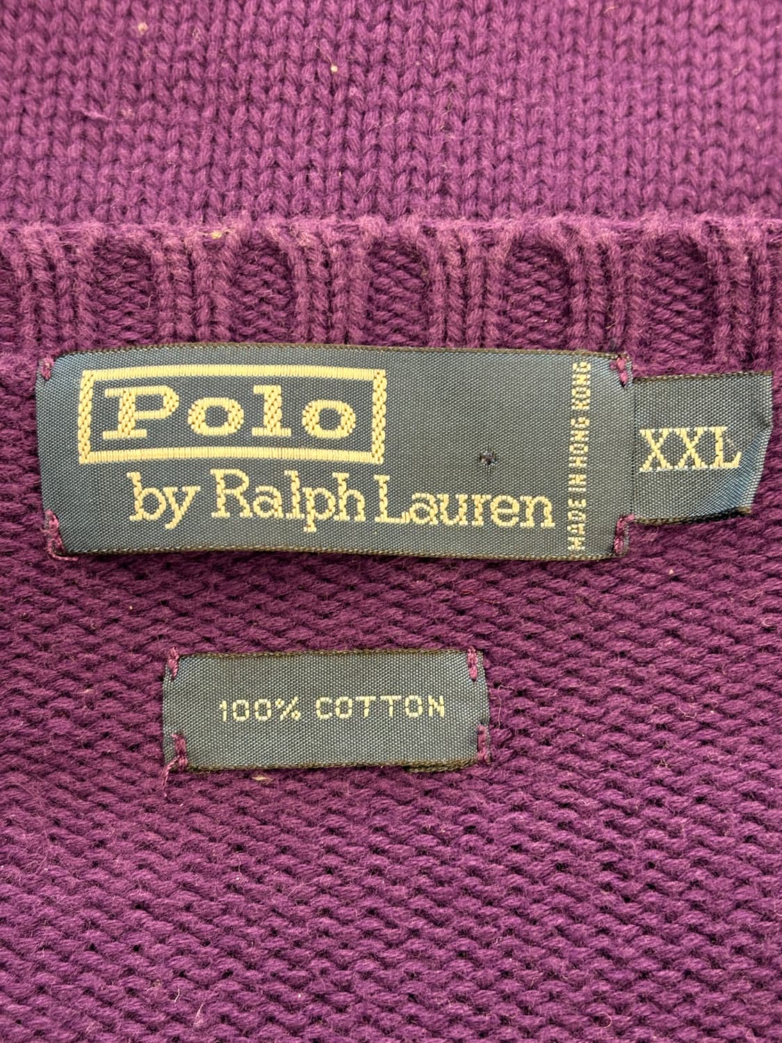 Polo Ralph Lauren 퍼플 코튼 니트 상품이미지3