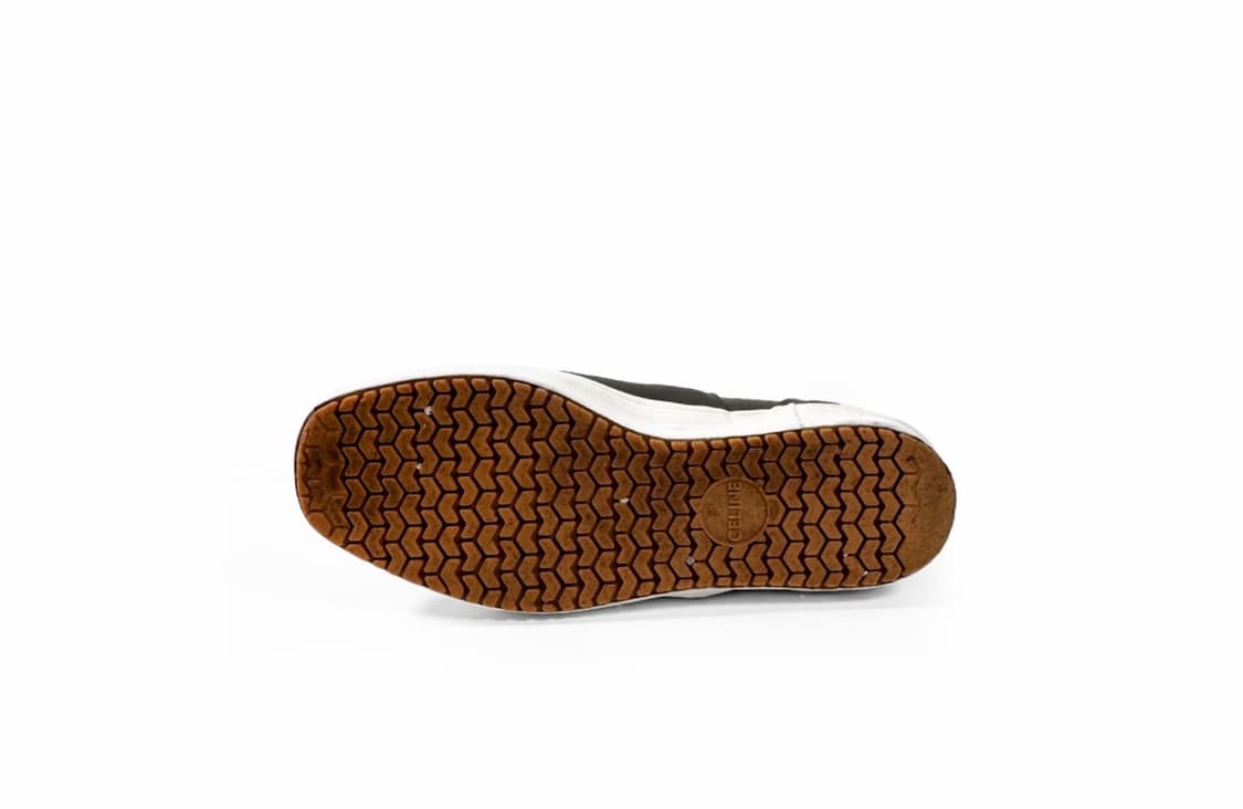 [38] 셀린느 여성 러버 로고 플랫 하프 레인 부츠 장화 카키 상품이미지5