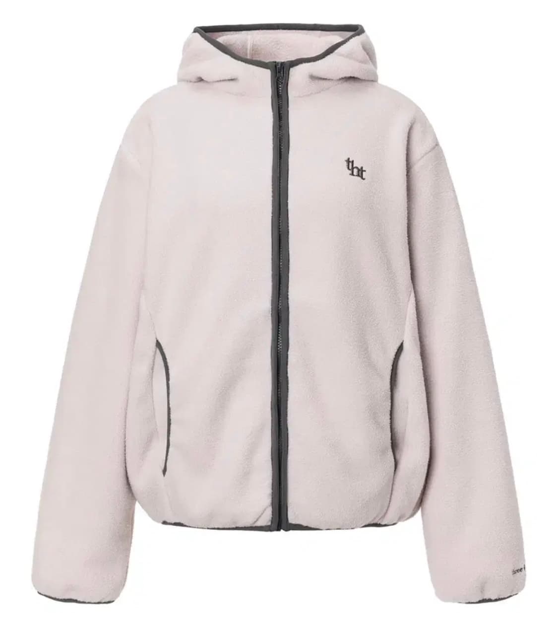 쓰리타임즈 쿠키 플리스 자켓 핑크 판매 상품이미지1