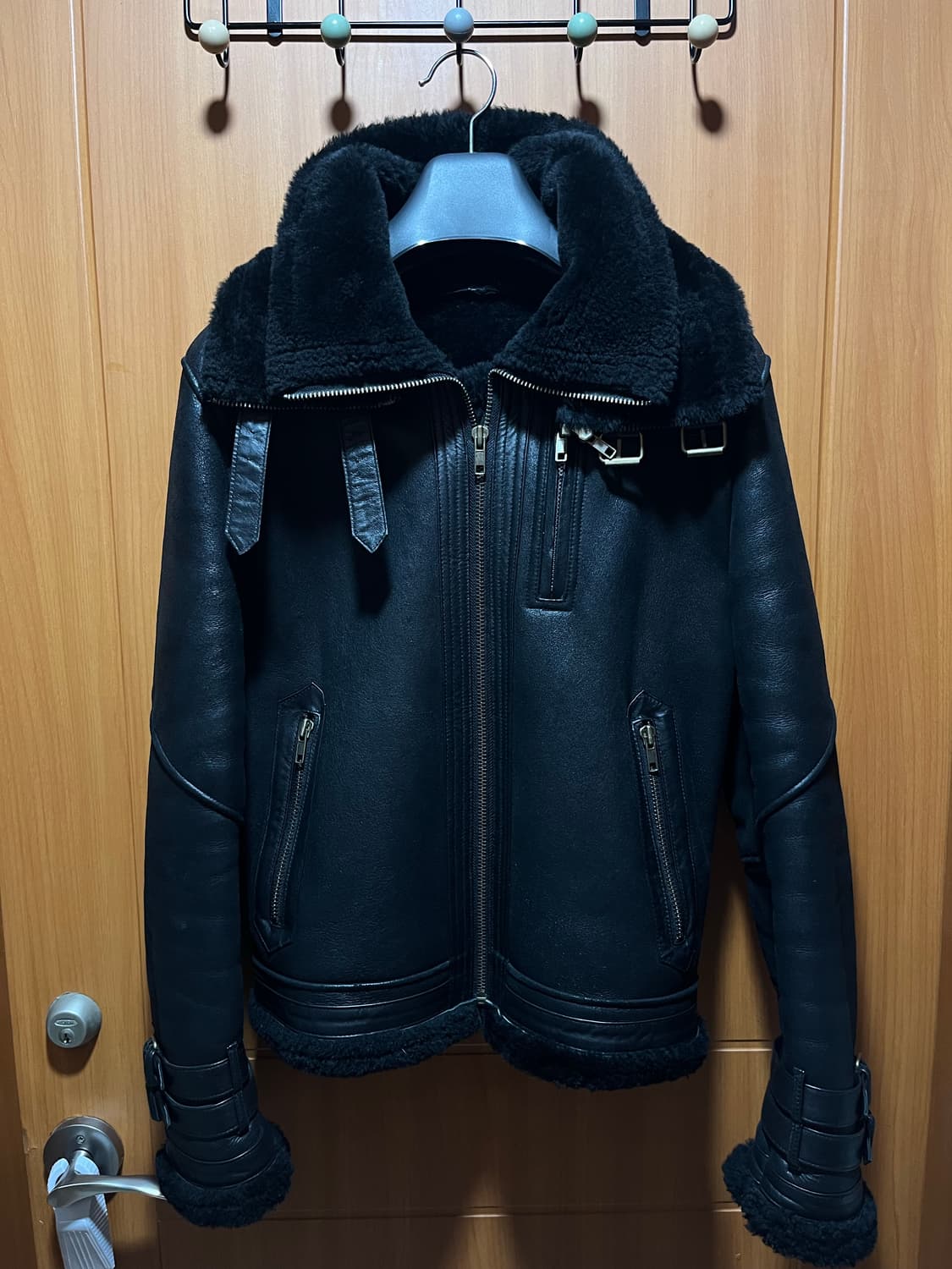 광희시장 리얼 무스탕 버버리 브로섬 더블넥 스타일 상품이미지5