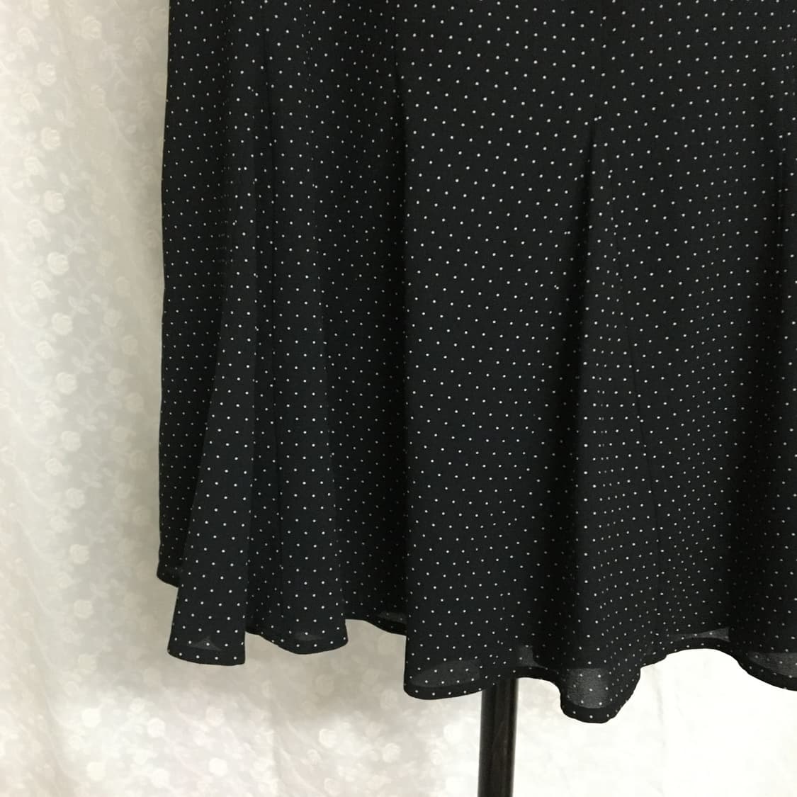 빈티지 블랙 도트 스커트 상품이미지5